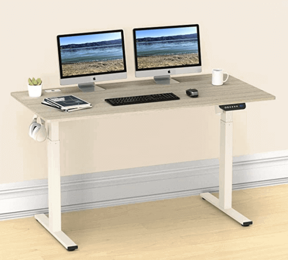 SHW Electric Height Adjustable Standing Desk