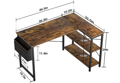 Small L-Shaped Computer Desk