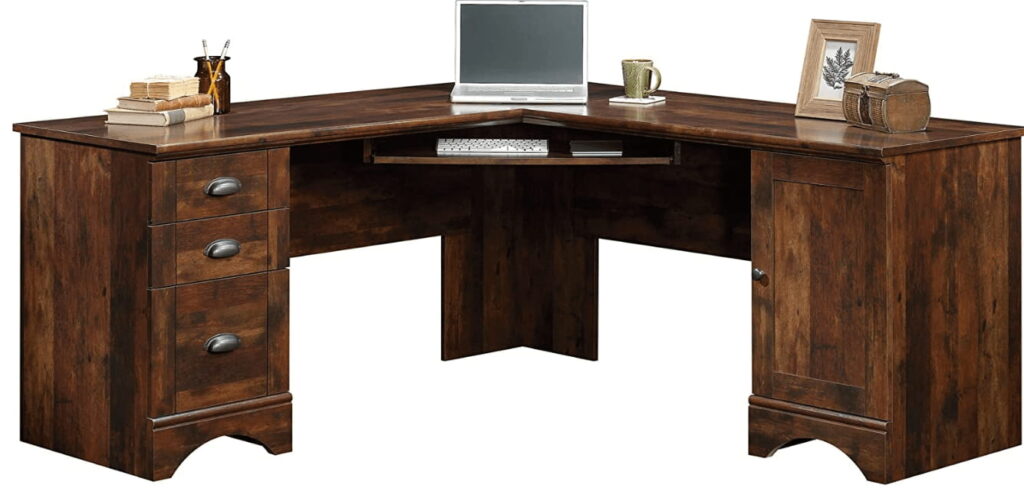 Sauder Harbor View Corner Computer Desk