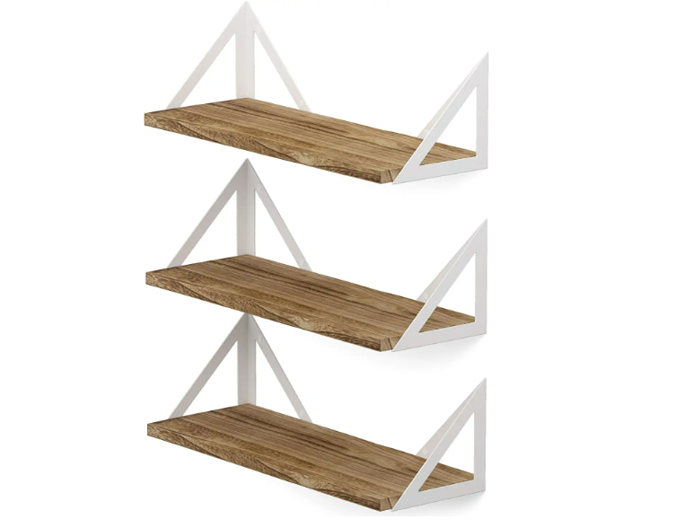 Wallniture Minori Wood Floating Shelves