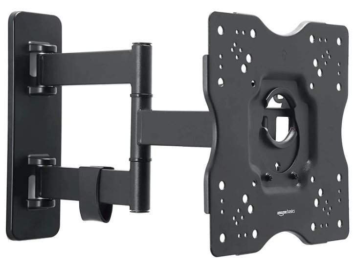 Full Motion Articulating TV Monitor Wall Mount from Amazon Basics