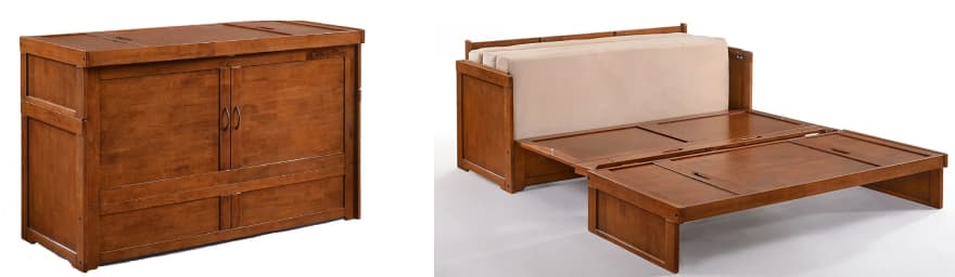 Night & Day Murphy Cube Queen Cabinet Bed   