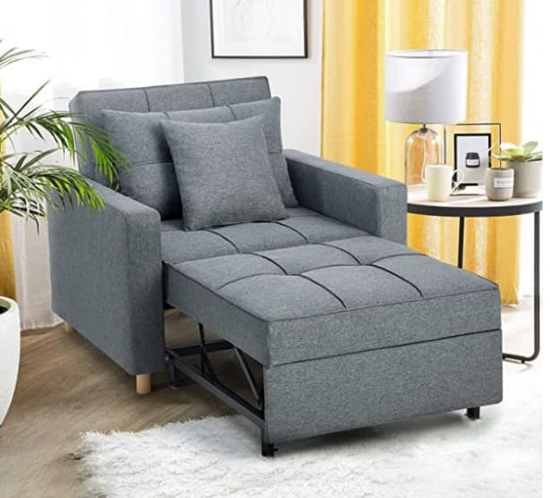 YODOLLA 3-in-1 Sofa Bed Chair